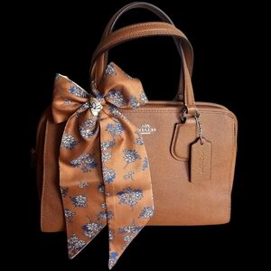 2× Bag Twilly Purse Skinny Scarf Vintage Double Sided